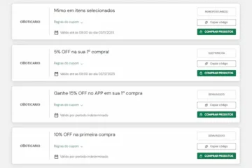 cupom desconto Boticário primeira compra ate 70off