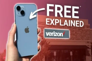 free phone with new line Verizon