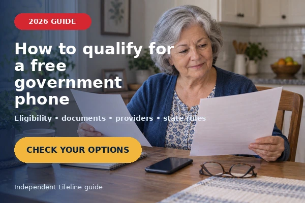 How to qualify and get the free government phone in your state